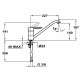 Teka UNIVERSO 1½ B D1 ML CROMO